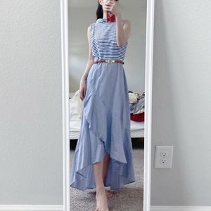 New York & company one piece dress. Belt not included～